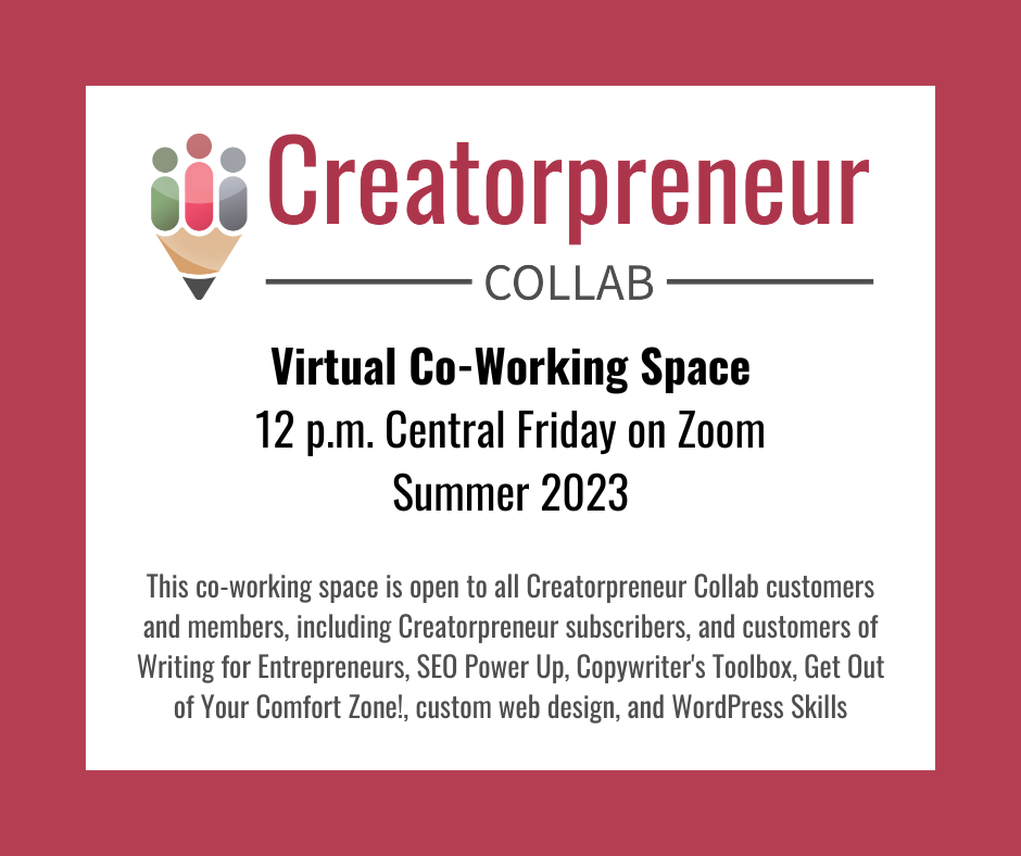 Creatorpreneur Collab Virtual Co-Working Space