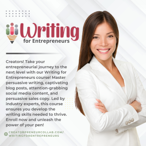 Writing for Entrepreneurs Course